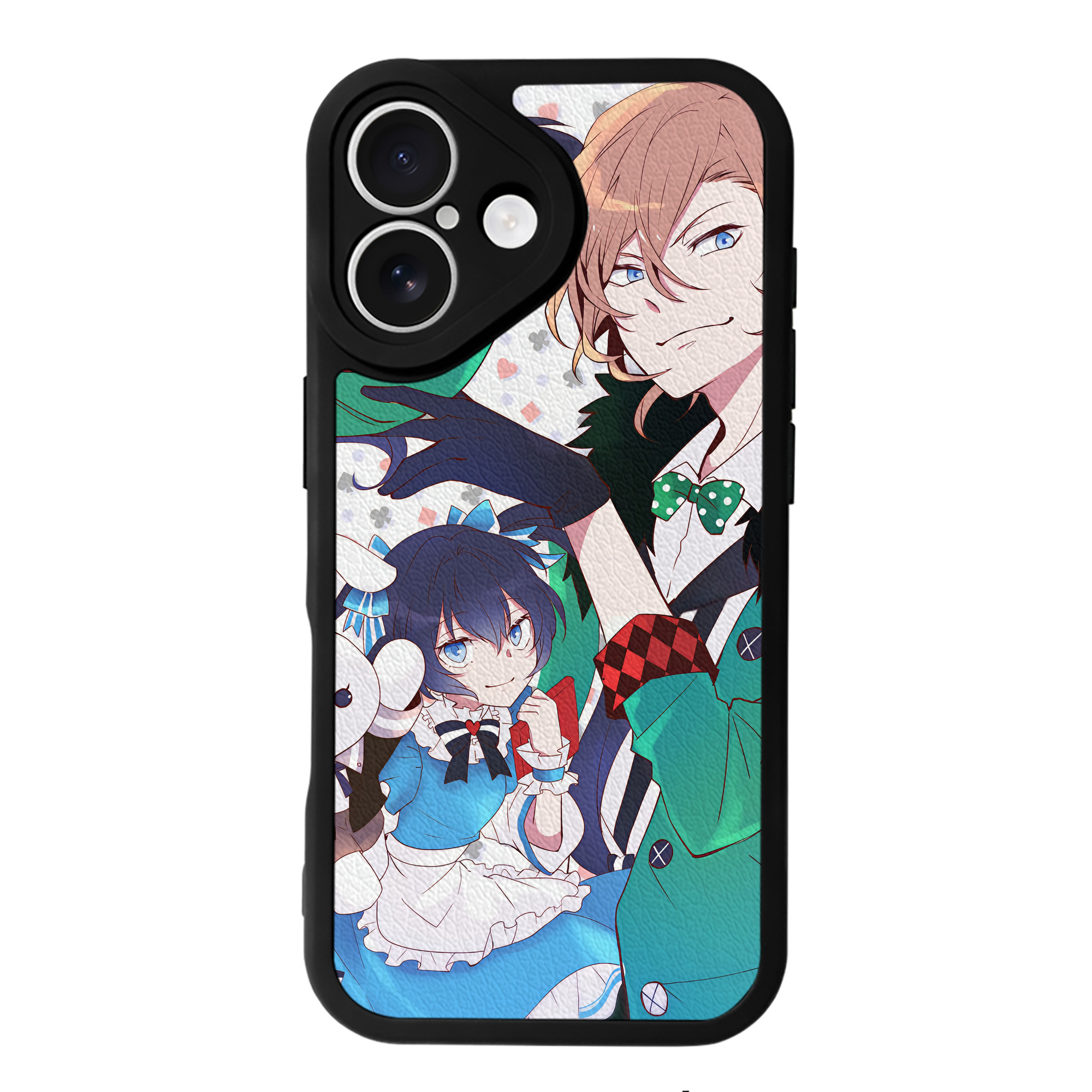 （画像用） 文豪ストレイドッグス Bungo Stray Dogs 【iPhone 16シリーズ対応】シリコンスマホケース（レザー調） 材質：シリコン
